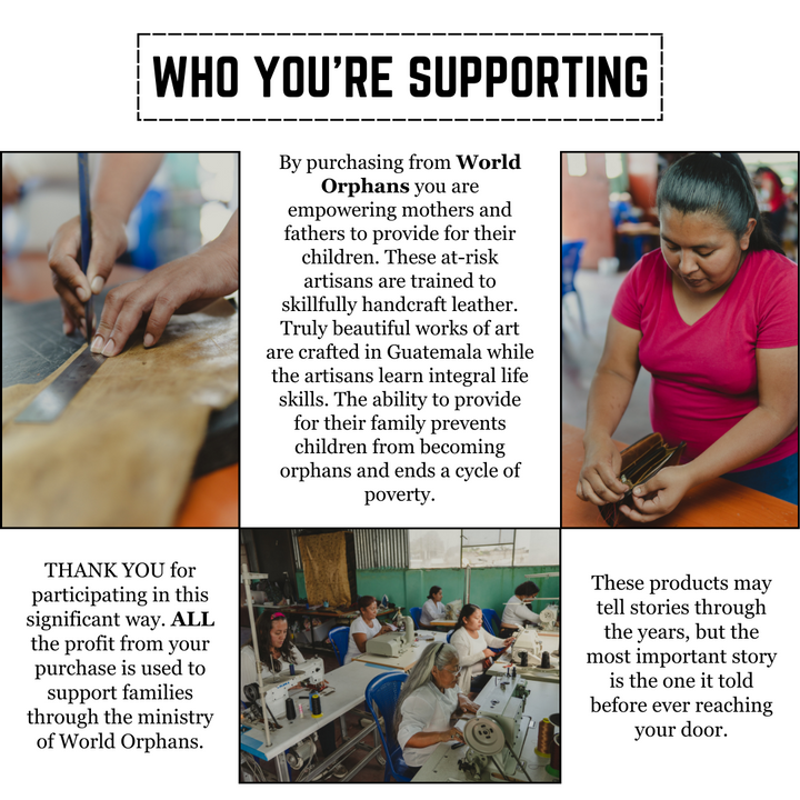 World Orphans ministry Leather Artisans