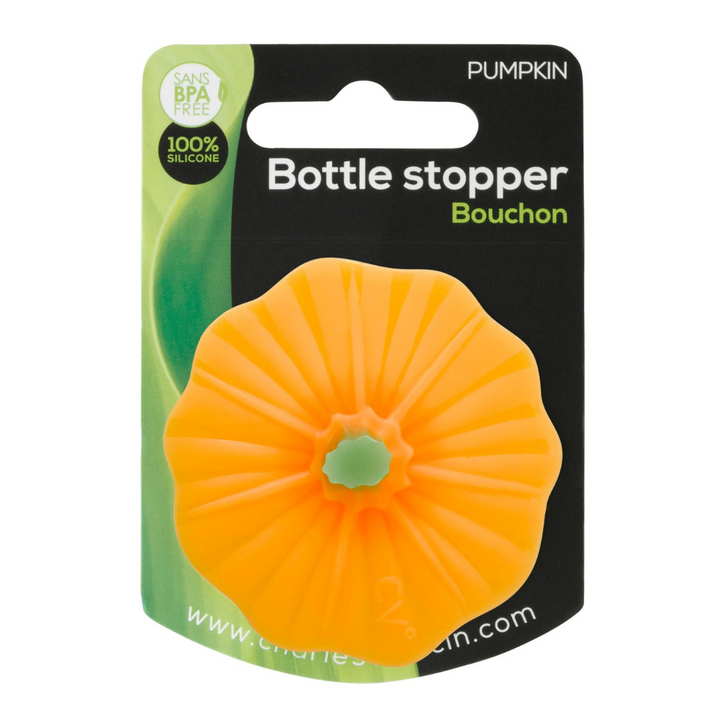 Pumpkin Wine Stopper / Glass Bottle Stopper by Charles Viancin