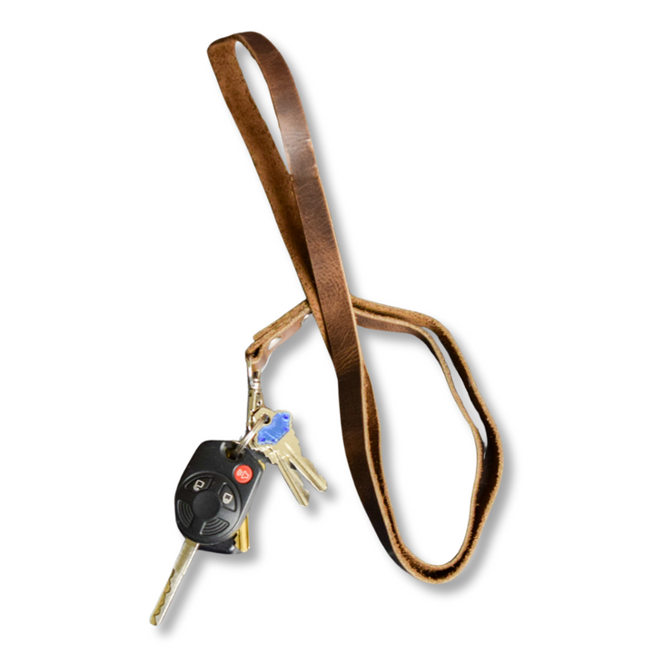 Leather Key Chain Lanyard