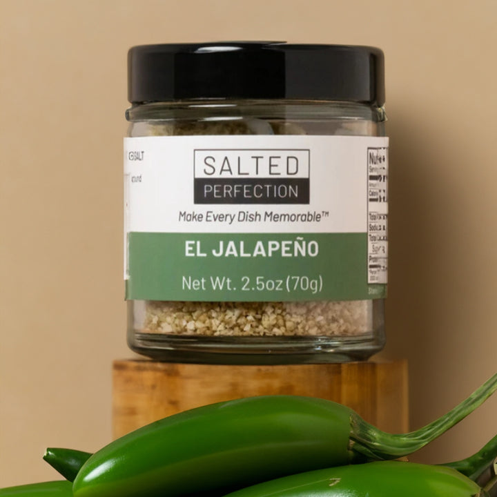 El Jalapeño Finishing Salt by Salted Perfection