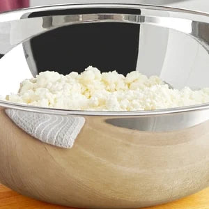 3 Quart Heavyweight Shiny Stainless Steel Mixing Bowl