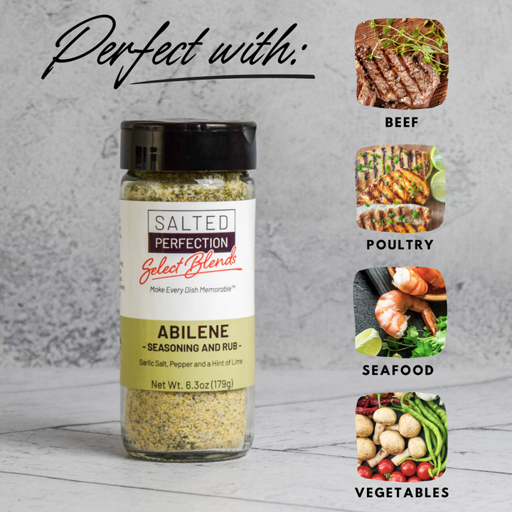 Abilene Seasoning Blend and Rub by Salted Perfection