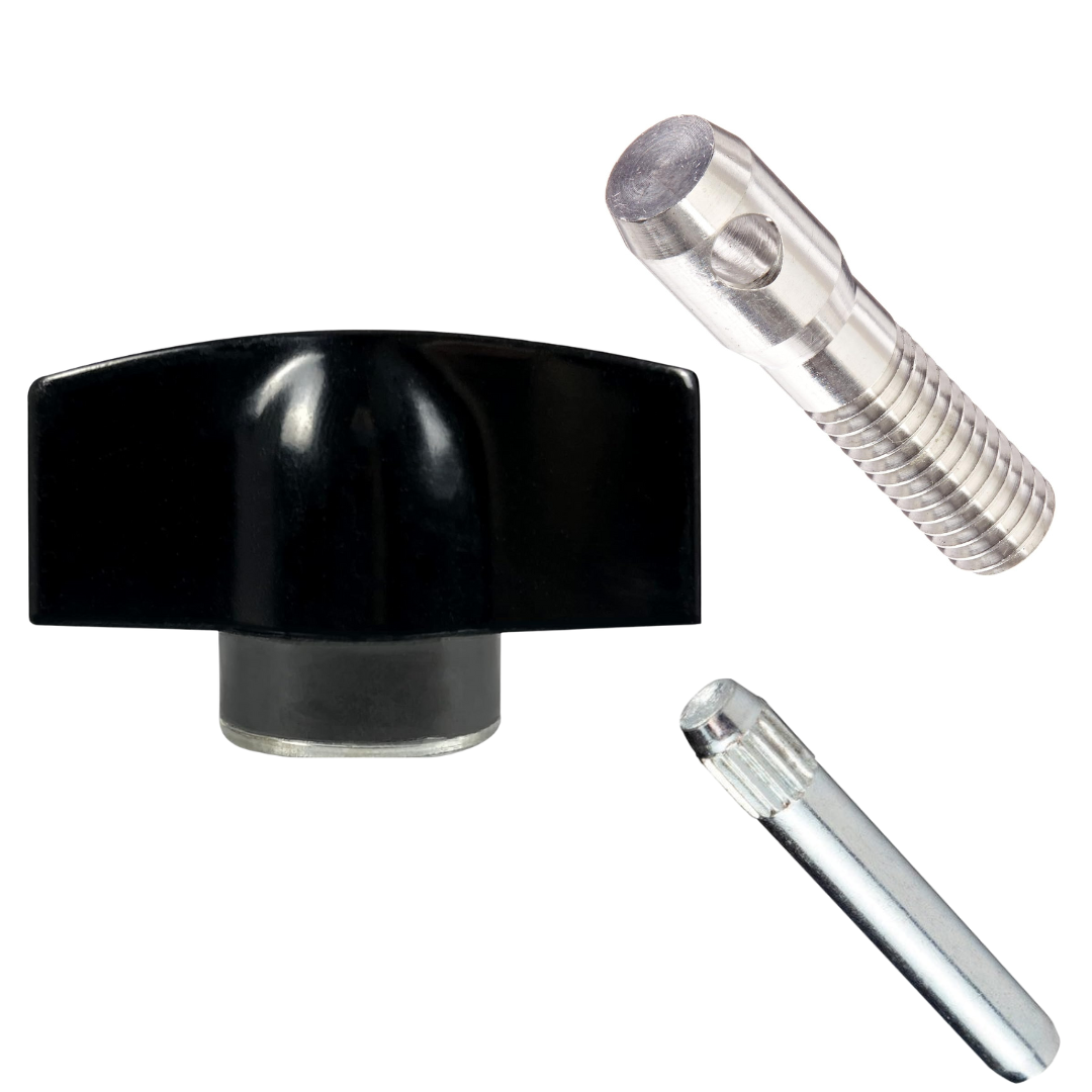 Wing nut, bolt and pin replacement kit for All American