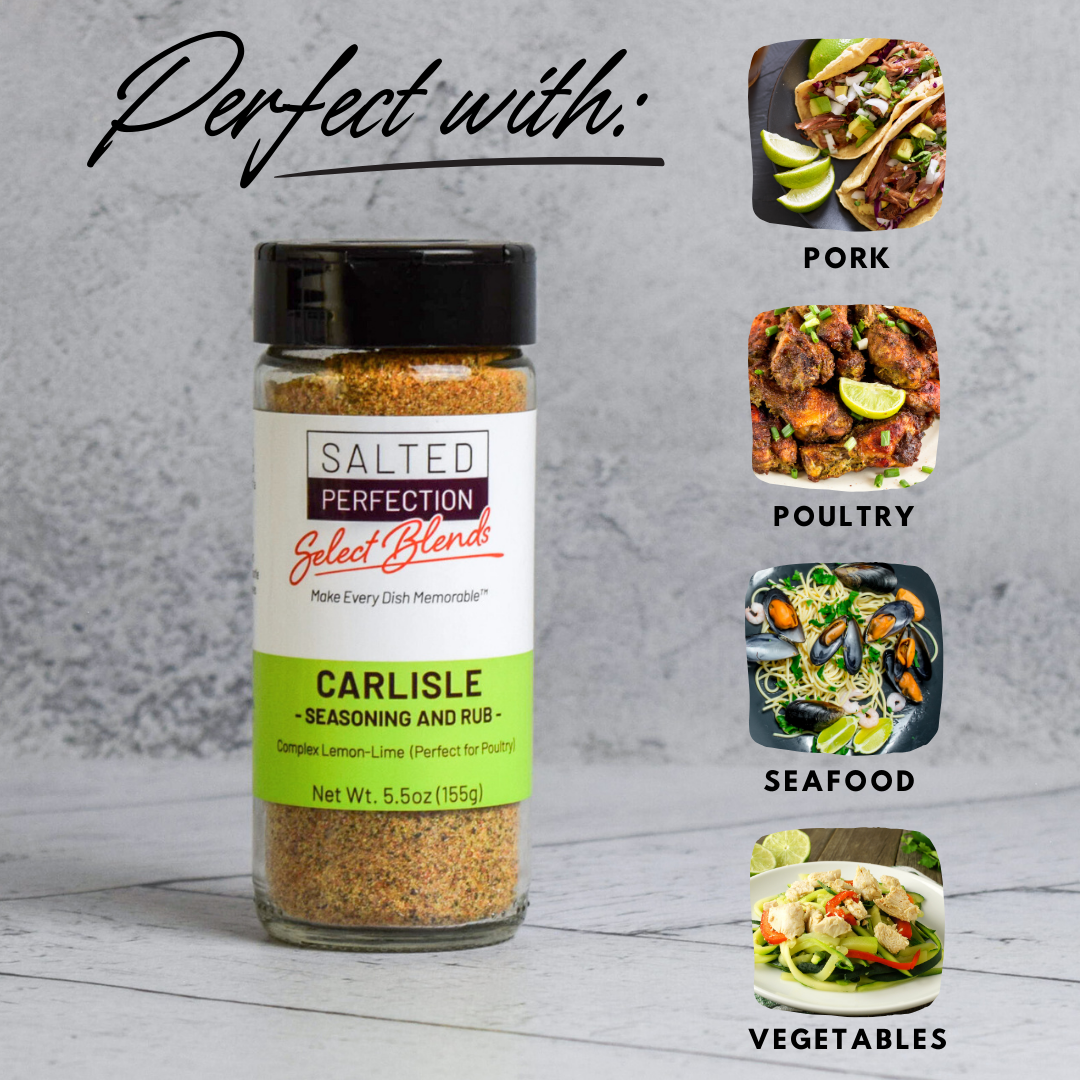 Carlisle Seasoning Blend and Rub by Salted Perfection