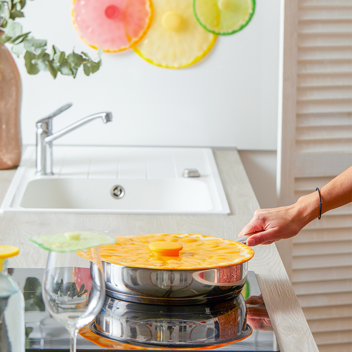 Citrus Lids in Orange, Lemon, Grapefruit and Lime  by Charles Viancin