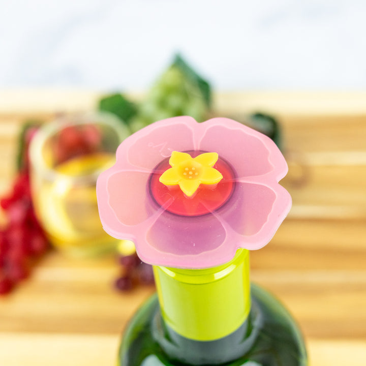 Flower Bottle Stopper for Wine Bottles