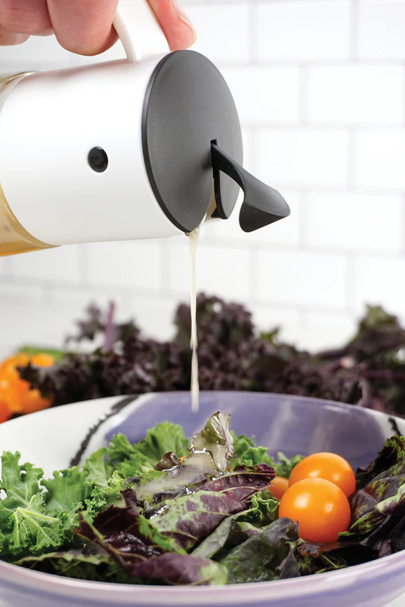 Dispenser with Olive Oil for Salad