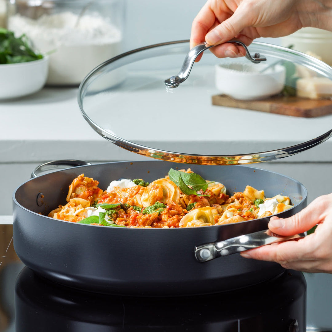 Valencia Pro Sauteuse Pan & Lid by GreenPan