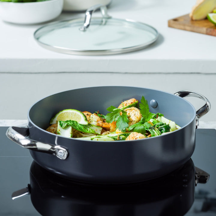 Valencia Pro Sauteuse Pan & Lid by GreenPan