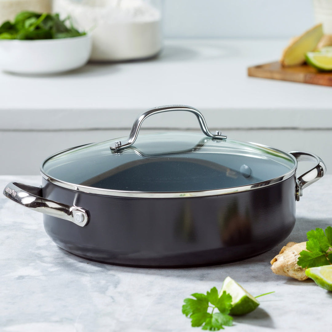 Valencia Pro Sauteuse Pan & Lid by GreenPan