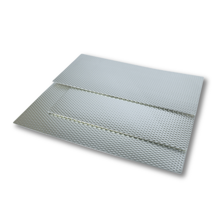 Insulated Countertop Protector Mats / Metal Trivets - Silver