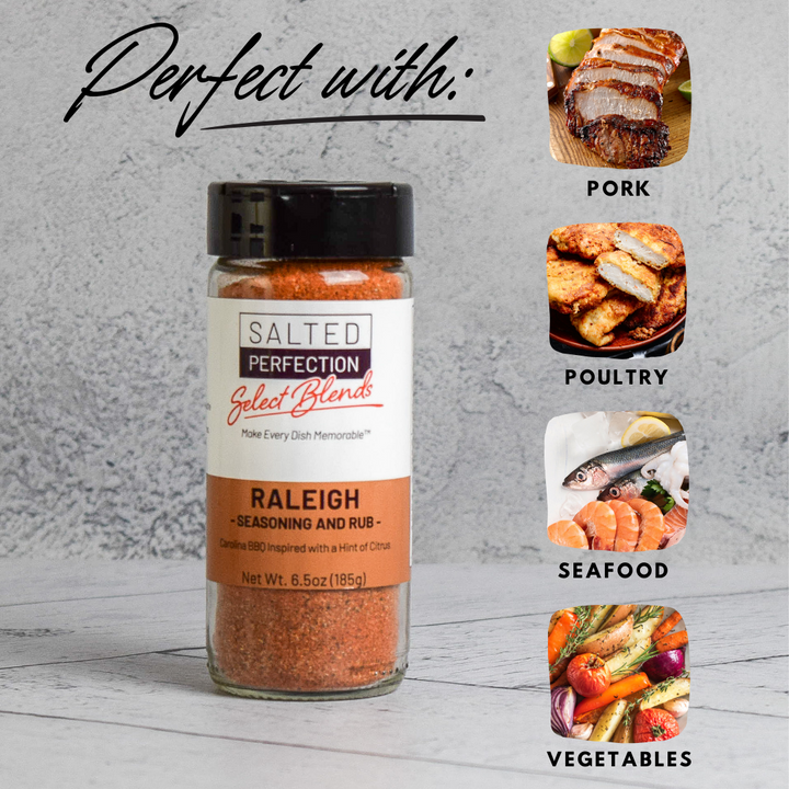 Raleigh Seasoning Blend and Rub by Salted Perfection