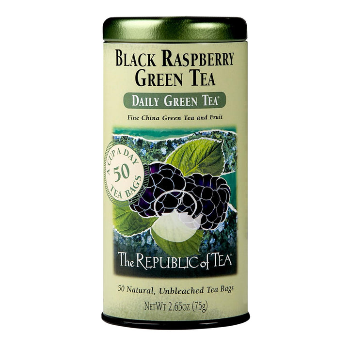 Black Raspberry Green Tea Bags by The Republic of Tea