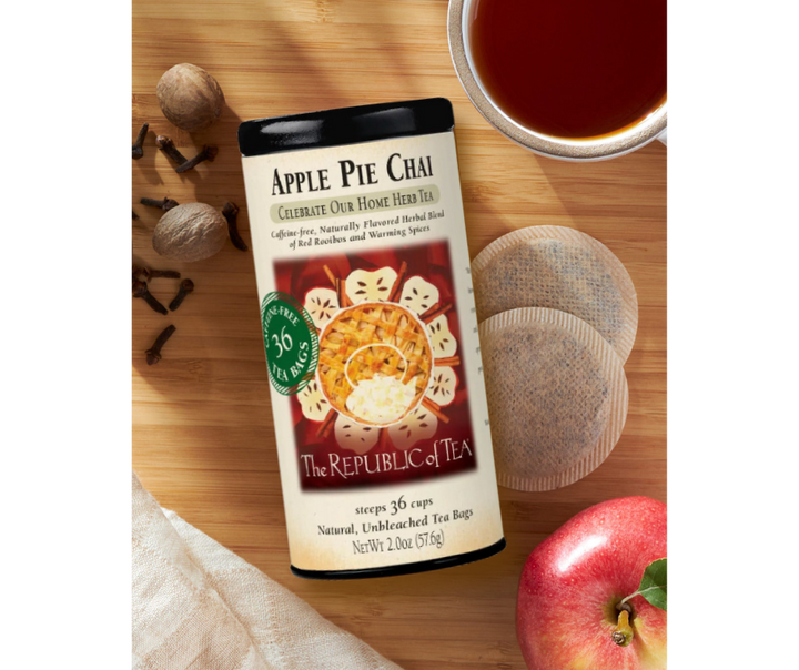 Apple Pie Chai Herbal Tea Bags by Republic of Tea