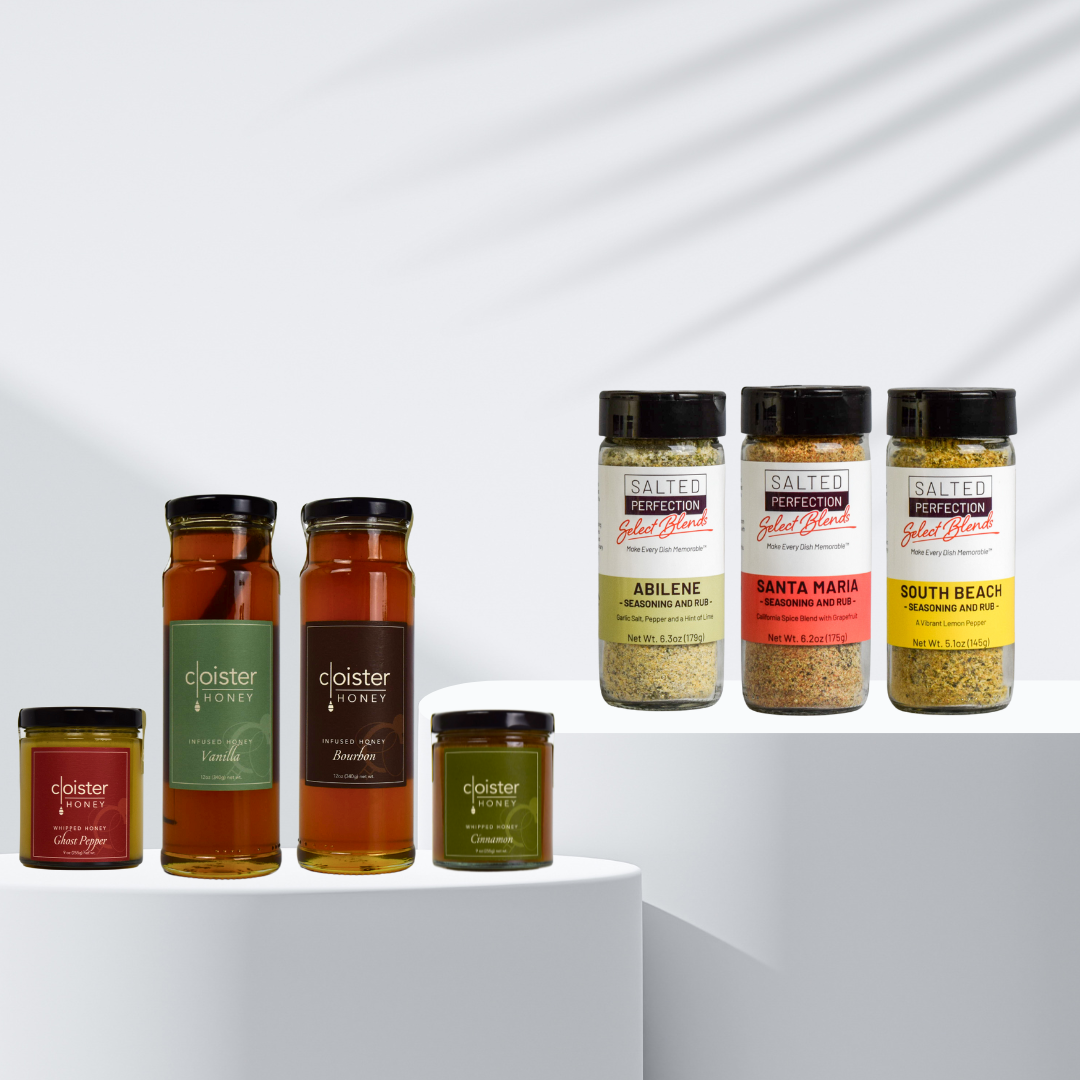 Sweet & Salty Spice Blends and Infused Honey Chef's Delight Bundle