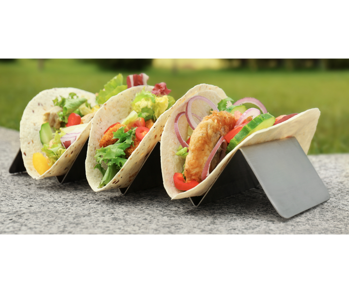 Stainless Steel Taco Rack Set by Norpro