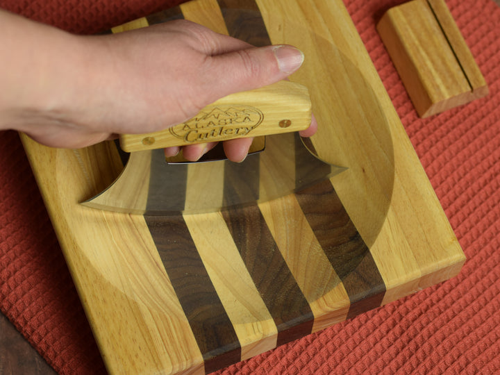 Ulu with bowl set