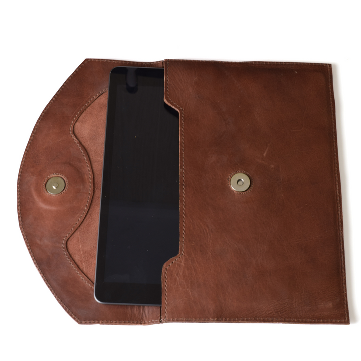 Leather ipad sleeve