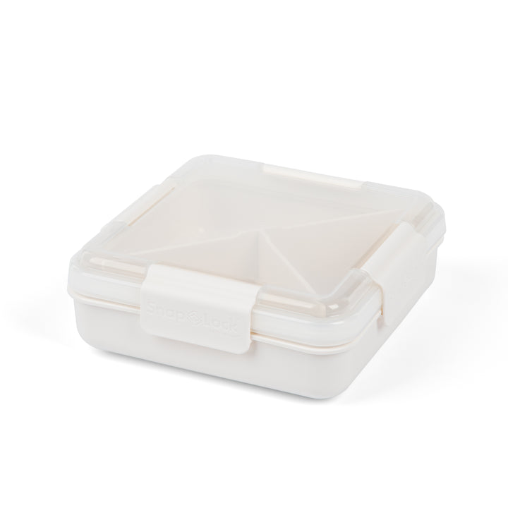 empty white bento lunch box container