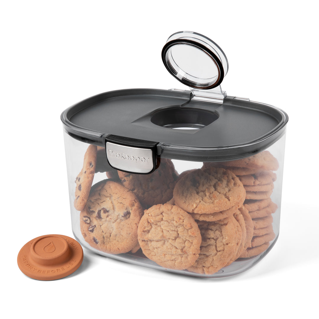 cookie jar with airtight seal