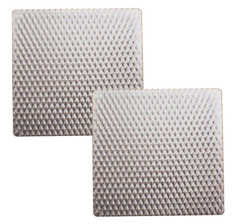 Insulated Countertop Protector Mats / Metal Trivets - Silver