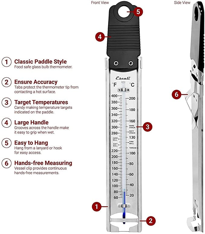 Escali Escali Candy/Deep Fry Thermometer Paddle