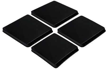 square black tin gas burner covers for protecting stove burners