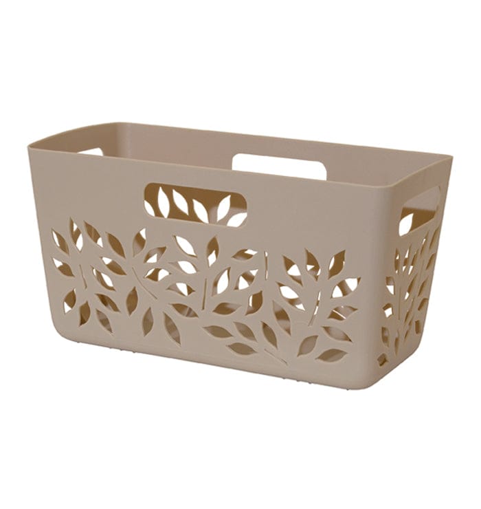 Hutzler Pantry Basket Taupe Brown