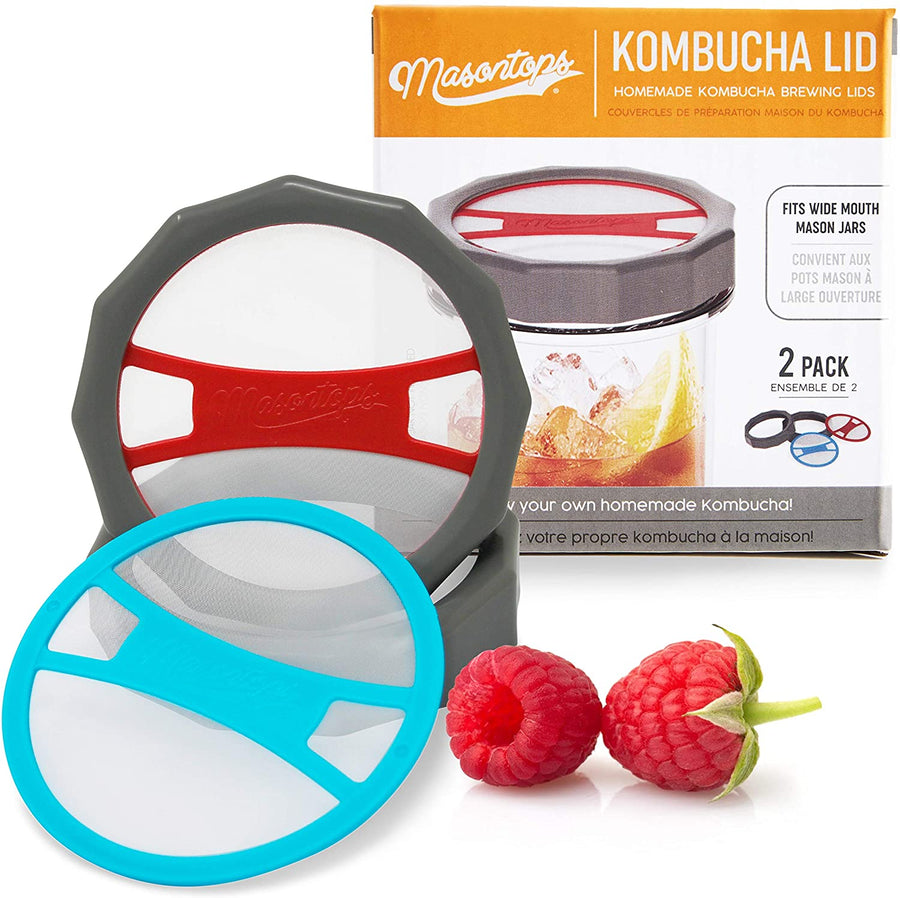 MasonTops Masontops Kombucha Lids - Wide Mouth - 2 Pack