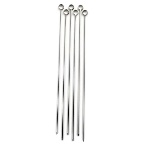 Norpro Stainless Steel Skewers - 12 Inch - Set of 6