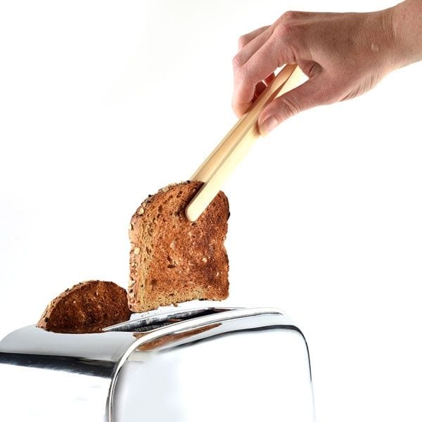 Norpro Norpro Bamboo Toaster Tongs with Magnet