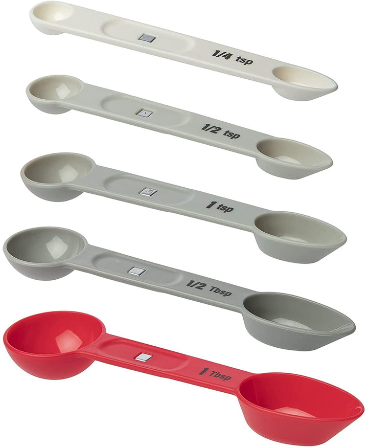 Progressive Progressive Prepworks Magnetic Measuring Spoons - 5 Piece - Dual Ended