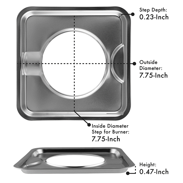 Range burner cover