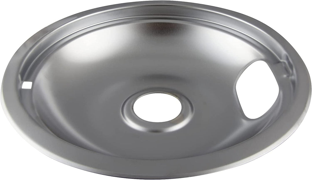 Range Kleen Range Kleen 10124XZ Chrome Style A Drip Pans - Set of 4 - 3 6 Inch and 1 8 Inch