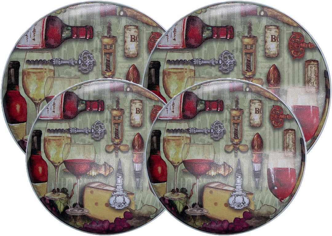 Range Kleen Range Kleen Round Burner Covers - "On Cloud Wine"