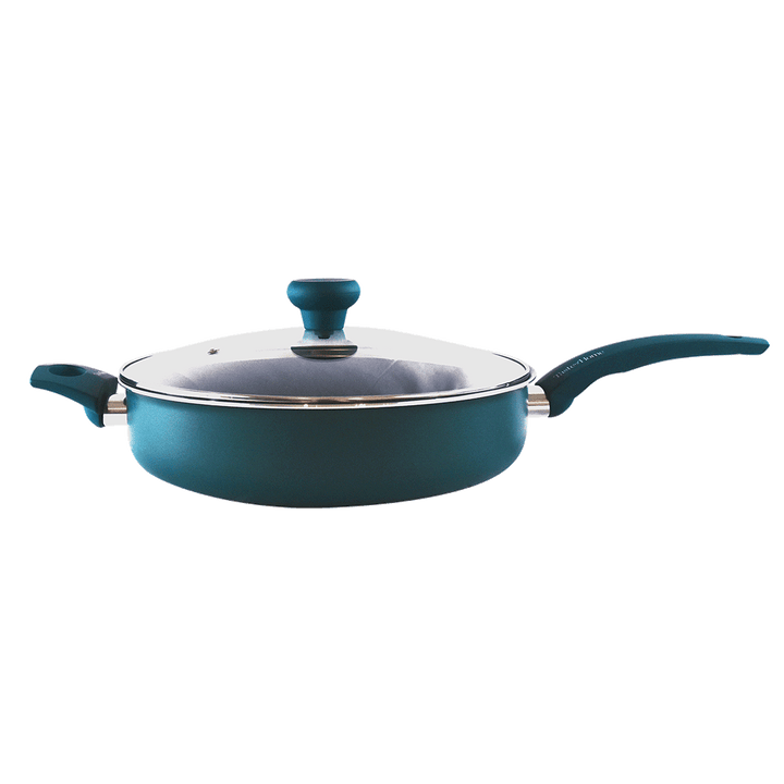 Range Kleen Taste of Home Aluminum Sauté Pan with Lid - 4 Quart