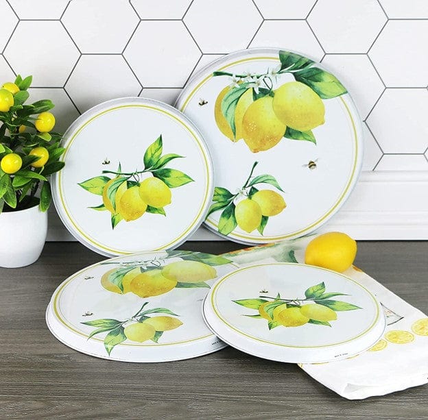 Reston Lloyd Reston Lloyd Fresh Lemons  - Burner Cover - Set of 4