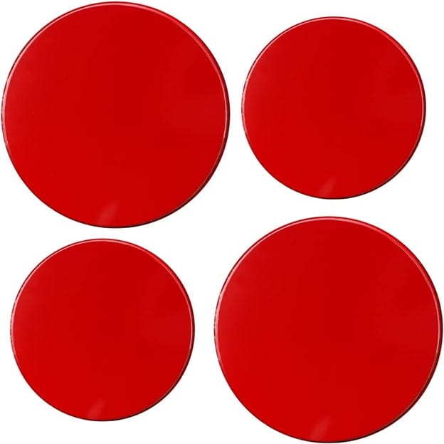 Reston Lloyd Reston Lloyd Red - Burner Cover - Set of 4