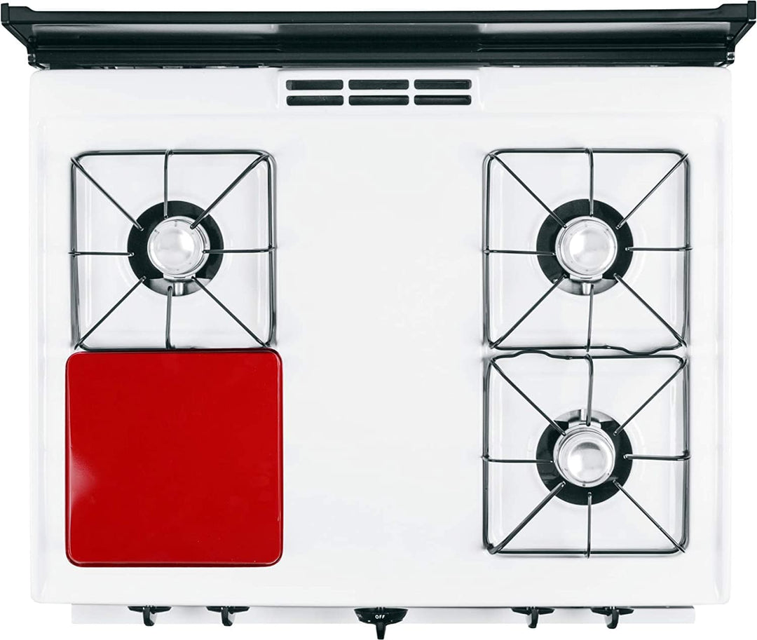 Reston Lloyd Reston Lloyd Red - Gas Square Burner Cover - Set of 4