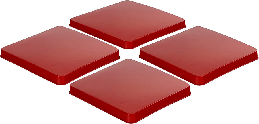 Reston Lloyd Reston Lloyd Red - Gas Square Burner Cover - Set of 4