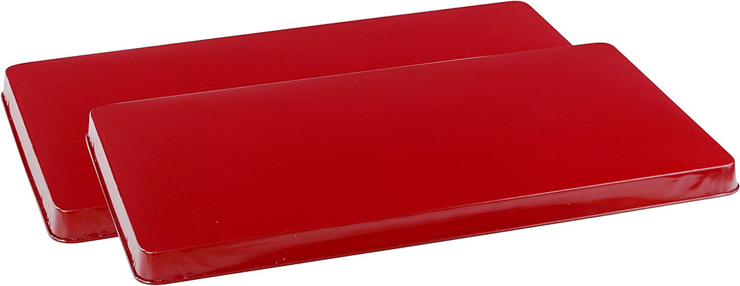 Reston Lloyd Reston Lloyd Red - Rectangular Gas Stove Burner Cover - Set of 2