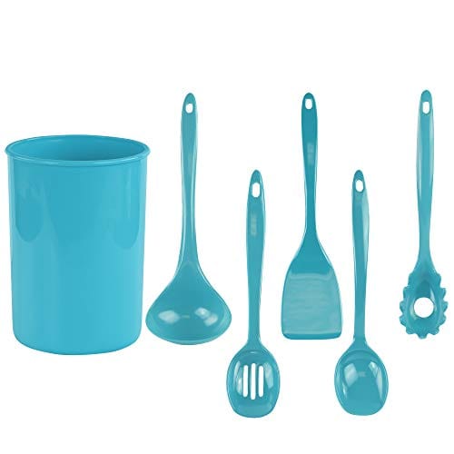 Reston Lloyd Utensil Canister with Melamine Utensils Set