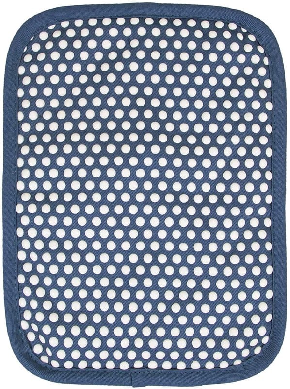 Ritz Ritz Royale - Federal Blue Kitchen Textile Options Silicone Dot Pot Holder