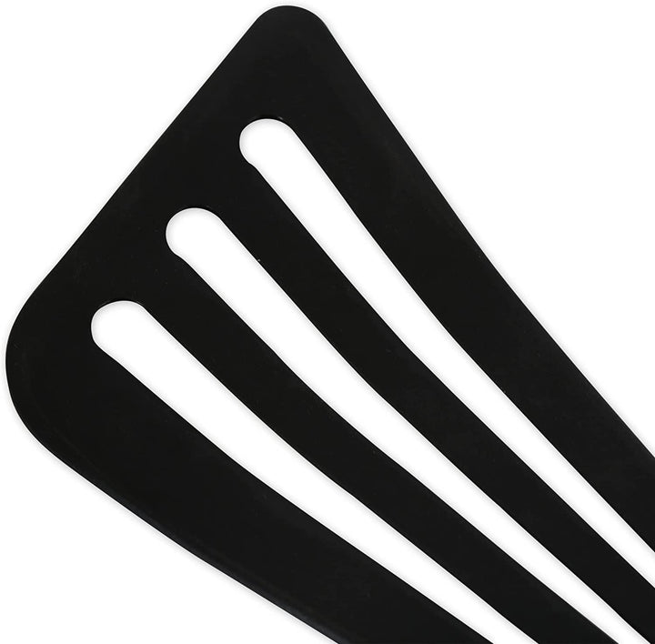 RSVP RSVP International European-Style Angled Spatula - Black Black