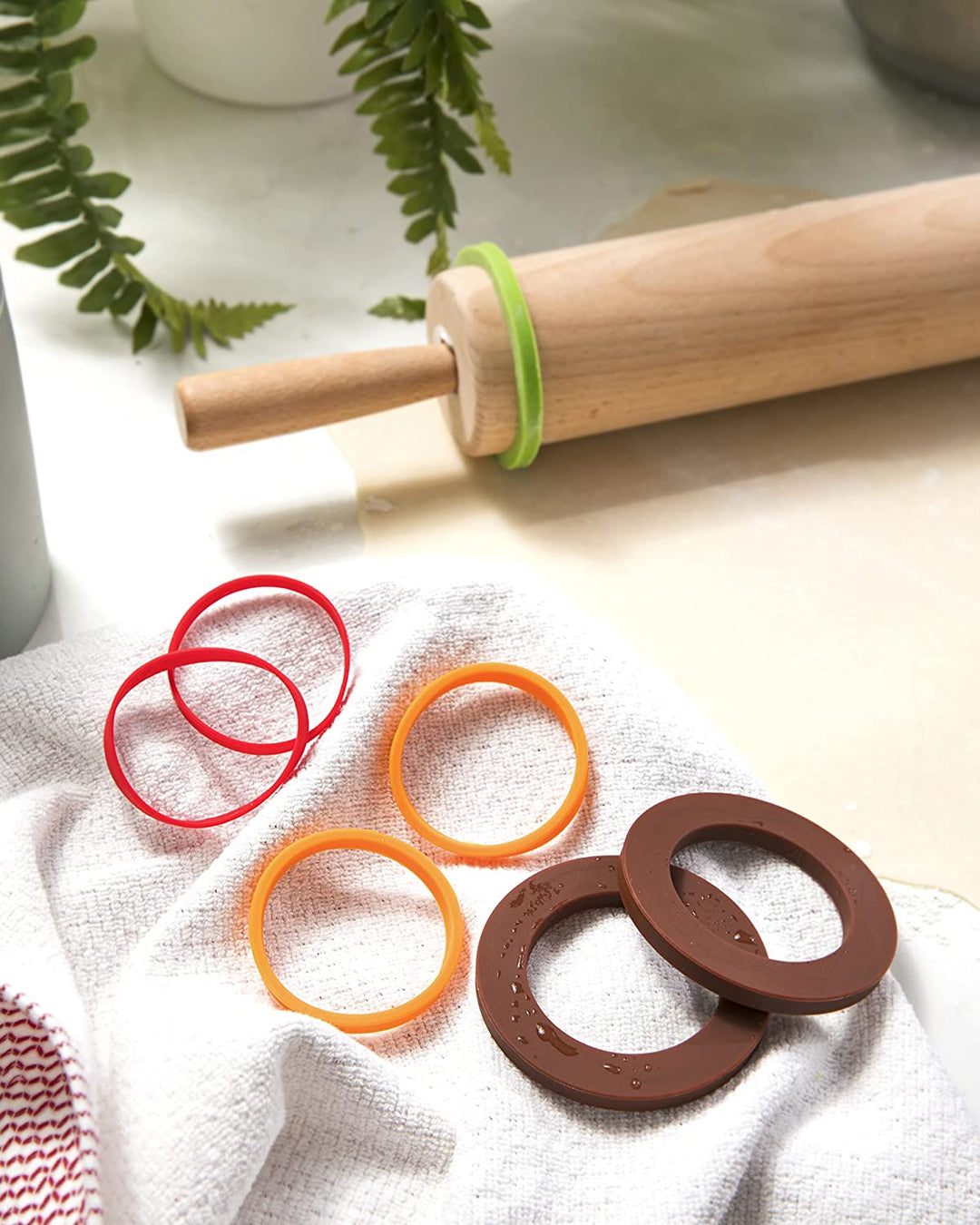 Talisman Rolling Pin Bands - Set of 4