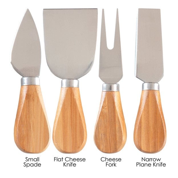 Totally Bamboo Totally Bamboo 4 Piece Cheese Tool Set