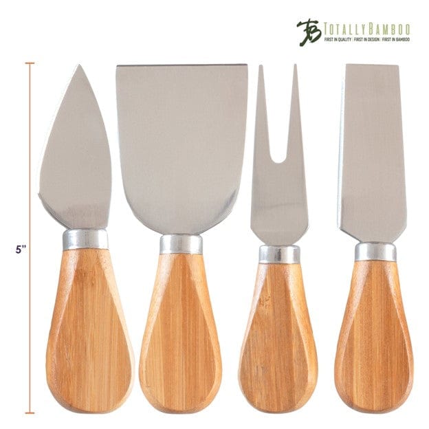 Totally Bamboo Totally Bamboo 4 Piece Cheese Tool Set