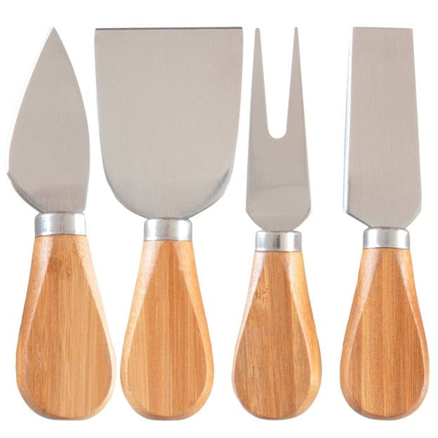 Totally Bamboo Totally Bamboo 4 Piece Cheese Tool Set