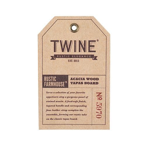 True Brands True Brands Rustic Farmhouse: Acacia Wood Tapas Board