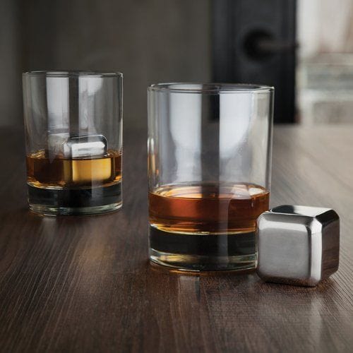 True Brands Glacier Rocks® Large Stainless Steel Ice Cubes